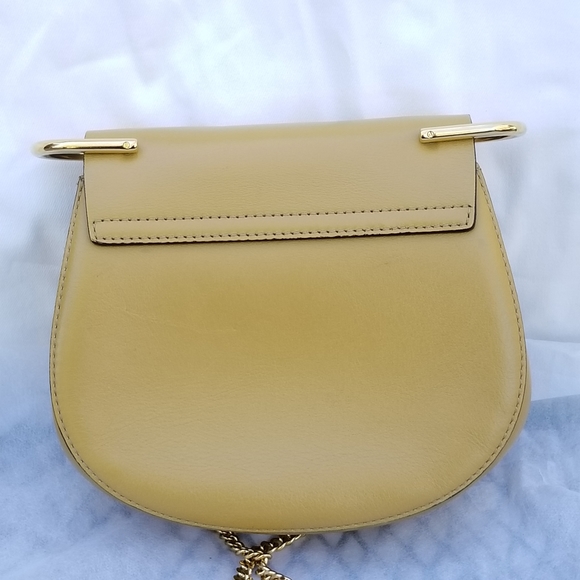 Lovely Auth  CHLOE Drew small Crossbody Leather and suede bag - Picture 7 of 16